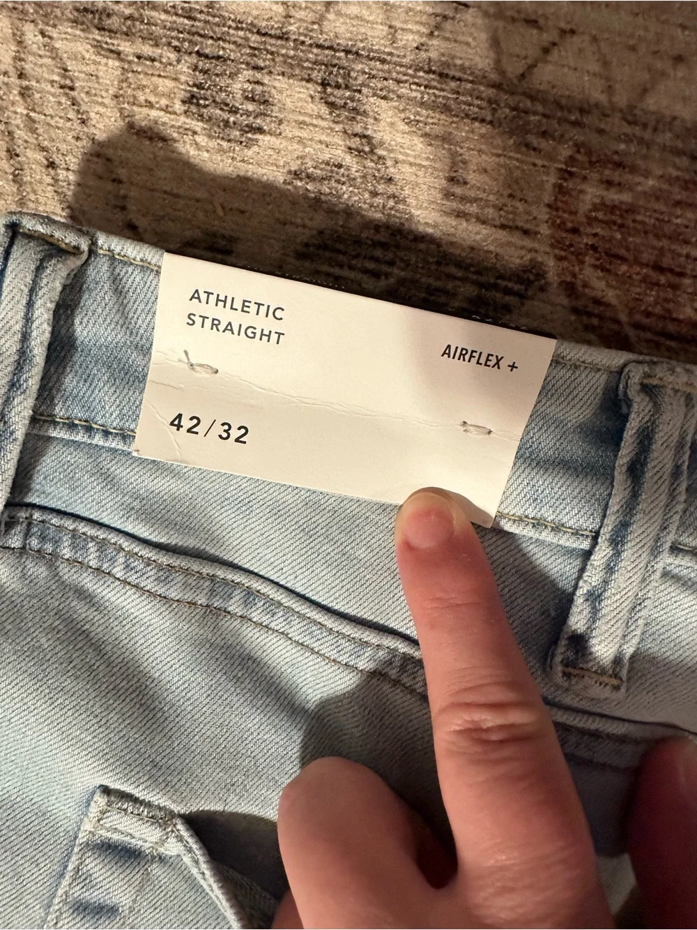 American Eagle Outfitters Light Blue Relaxed Fit Jeans